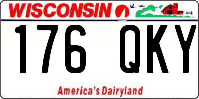 WI license plate 176QKY