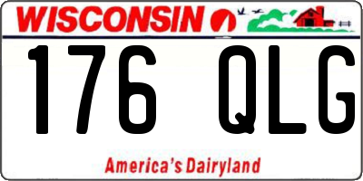WI license plate 176QLG