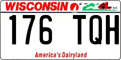 WI license plate 176TQH