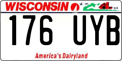 WI license plate 176UYB