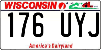 WI license plate 176UYJ