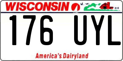 WI license plate 176UYL