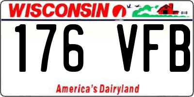 WI license plate 176VFB