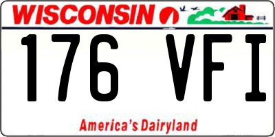 WI license plate 176VFI