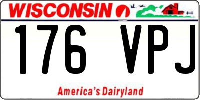 WI license plate 176VPJ