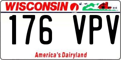 WI license plate 176VPV