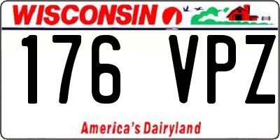 WI license plate 176VPZ