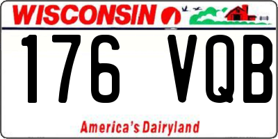 WI license plate 176VQB