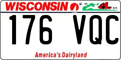 WI license plate 176VQC