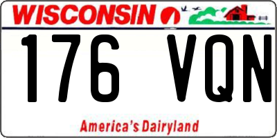 WI license plate 176VQN