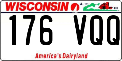 WI license plate 176VQQ