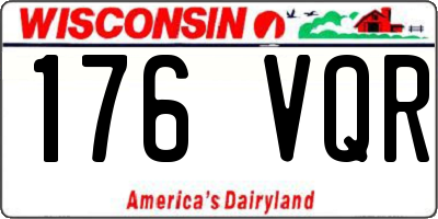 WI license plate 176VQR