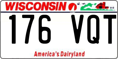 WI license plate 176VQT
