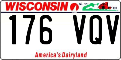 WI license plate 176VQV