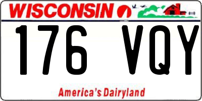 WI license plate 176VQY