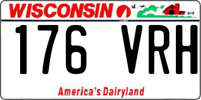 WI license plate 176VRH