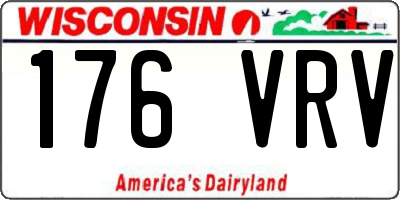 WI license plate 176VRV