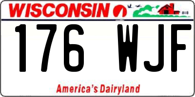 WI license plate 176WJF