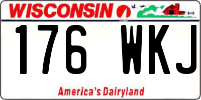 WI license plate 176WKJ