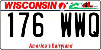 WI license plate 176WWQ