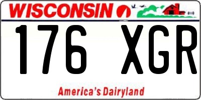 WI license plate 176XGR