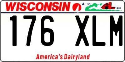 WI license plate 176XLM
