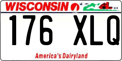 WI license plate 176XLQ