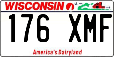 WI license plate 176XMF