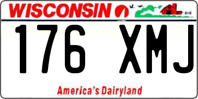 WI license plate 176XMJ