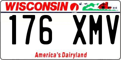 WI license plate 176XMV