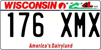 WI license plate 176XMX