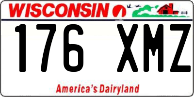 WI license plate 176XMZ