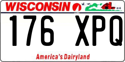 WI license plate 176XPQ
