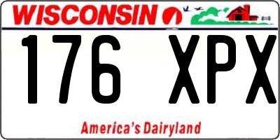 WI license plate 176XPX
