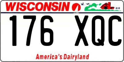 WI license plate 176XQC