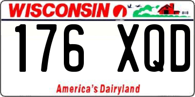 WI license plate 176XQD