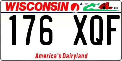 WI license plate 176XQF