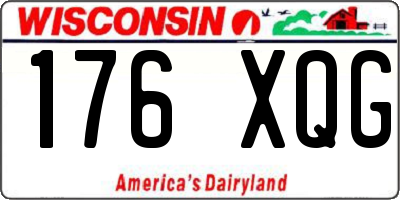 WI license plate 176XQG