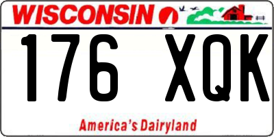 WI license plate 176XQK
