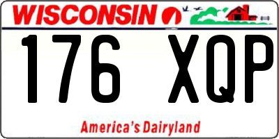 WI license plate 176XQP