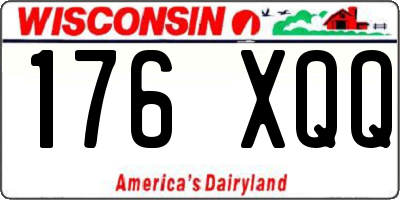 WI license plate 176XQQ