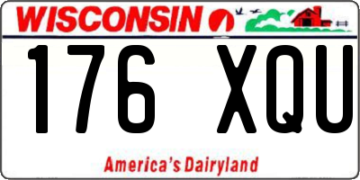 WI license plate 176XQU