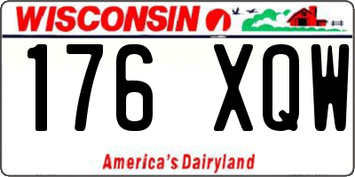 WI license plate 176XQW