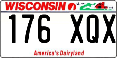 WI license plate 176XQX