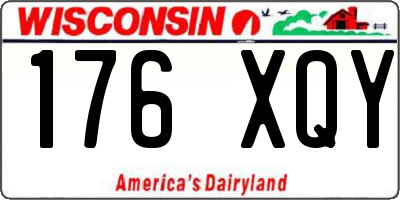 WI license plate 176XQY