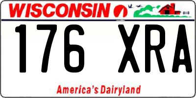 WI license plate 176XRA