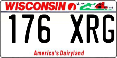 WI license plate 176XRG