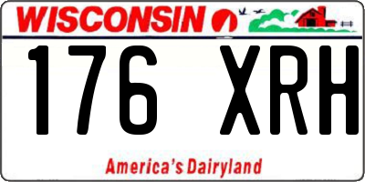 WI license plate 176XRH