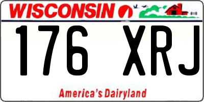 WI license plate 176XRJ