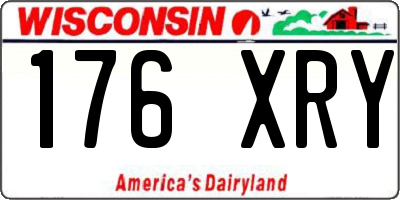 WI license plate 176XRY